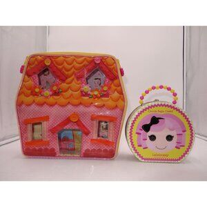 Lalaloopsy Mini Doll House Zipper Carrying Case Playhouse Crumbs Sugar Cookie Ti